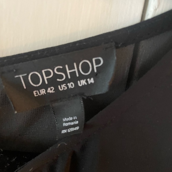 Topshop velvet dress - Picture 8 of 9